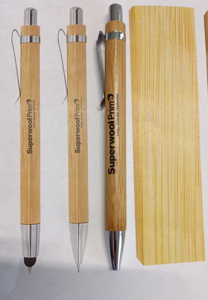 Penna bamboo personalizzata con tampografia